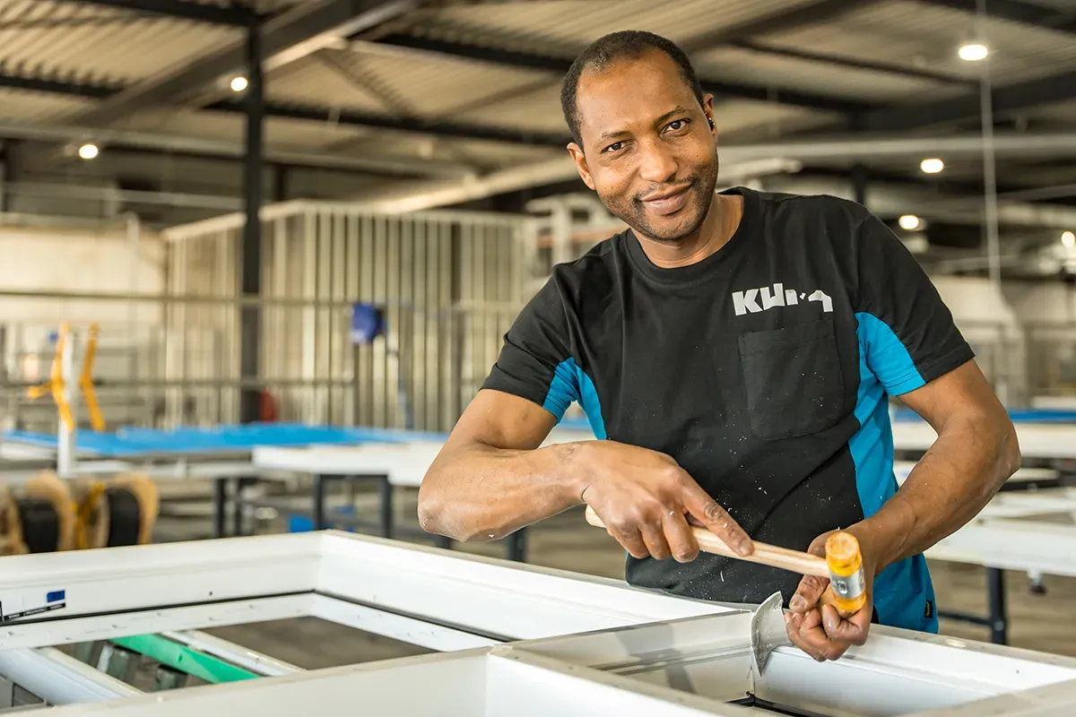 fabriek productie kumij